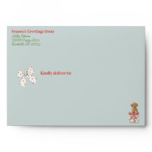 Puppies in Pajamas Christmas Paw Print