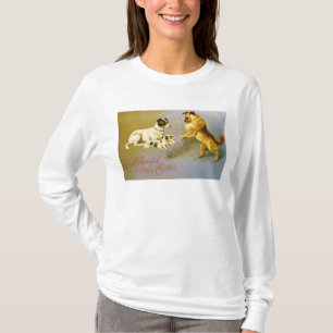 Puppies in the Straw, Victorian postcard T-Shirt