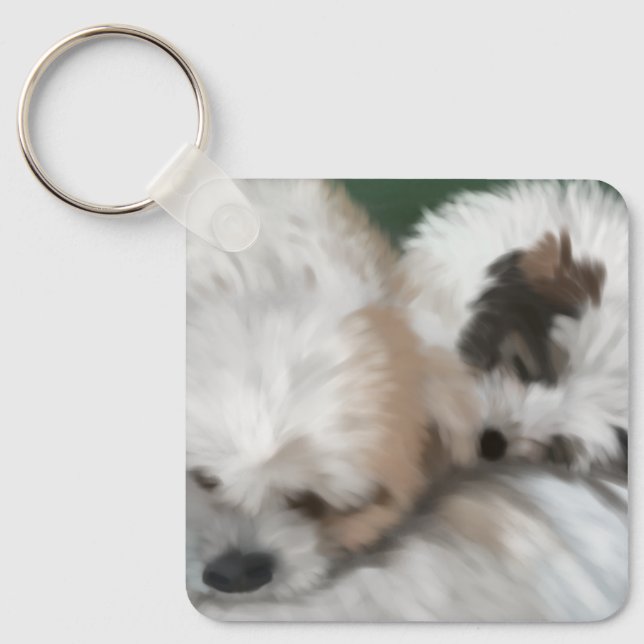 Puppies Key Ring (Front)