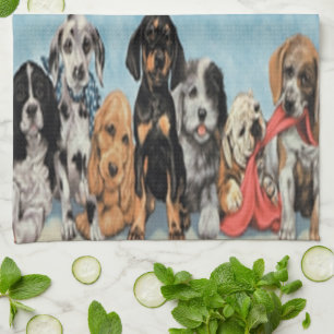 Puppies Kitchen Towel