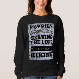 Puppies Light Tan Nacho Lucha Libre Wrestling Sweatshirt