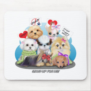 Puppies Manisfesction Mouse Pad