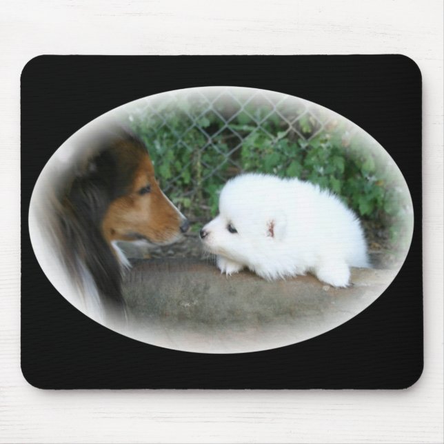 Puppies Mouse Pad (Front)