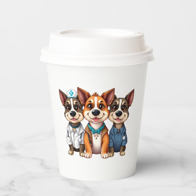 Puppies  paper cups (Front)