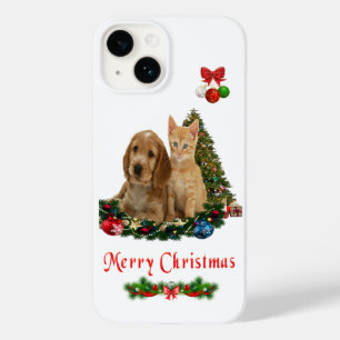 Puppy and kitten iphone 14 case
