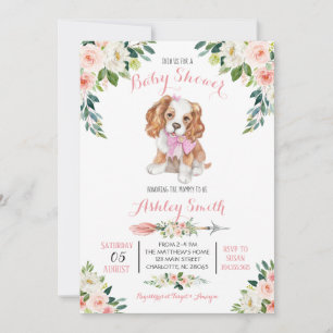 Puppy Baby Shower invitation, Invitation
