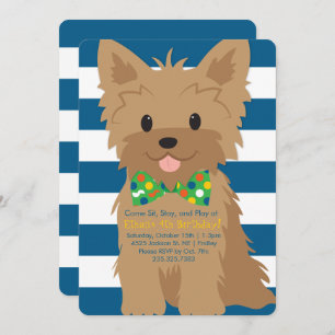 Puppy Birthday Paw-ty Invitation