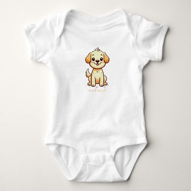 Puppy  Bodysuit & One-Piece (Front)