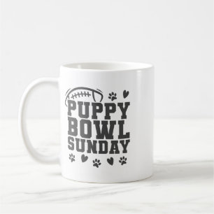 Puppy Bowl Sunday Super Footll Game Party Dogs Dog Coffee Mug