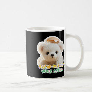 Puppy@break Out Of Your Shell Sticker Coffee Mug