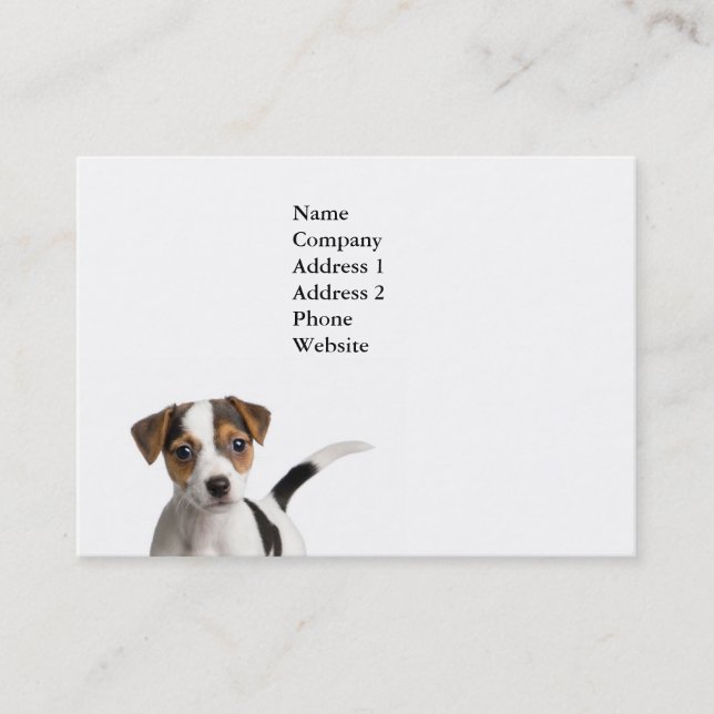 Puppy Business Card (Front)