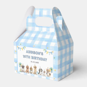 Puppy Calling All Pawty Animals Birthday Favour Box