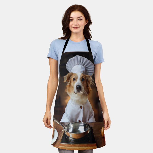 Puppy Chef Apron (Worn)