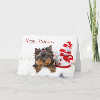 Puppy Christmas Card