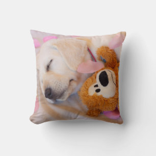 Puppy cuddles 02 cushion