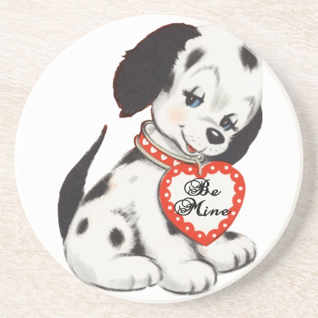 puppy dalmation coaster (Front)