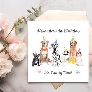 Puppy Dog Birthday  Dog Birthday Party Napkin