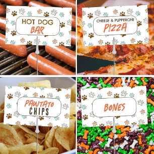 Puppy Dog Birthday Snack DIY Printable Labels Poster