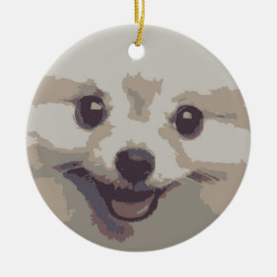 PUPPY DOG CERAMIC TREE DECORATION