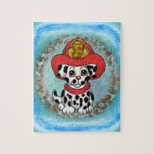 Puppy Dog Firefighter Jigsaw Puzzle