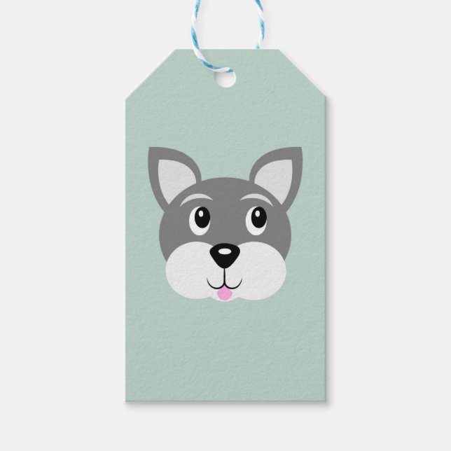 Puppy Dog Gift Tag (Front)