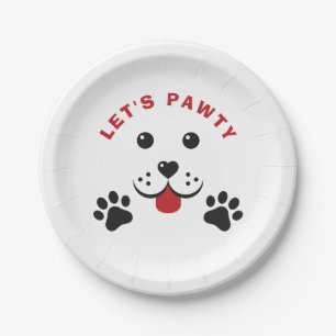 Puppy Dog Lets Pawty Birthday Boy Paper Plates