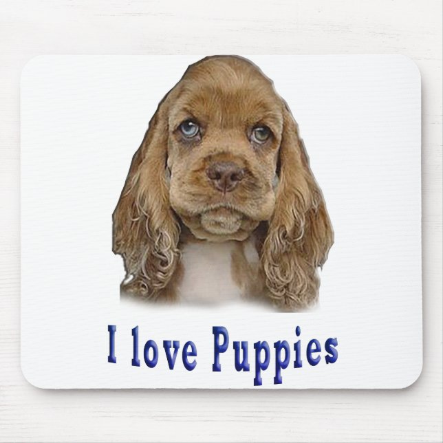 Puppy Dog Mouse Pad (Front)