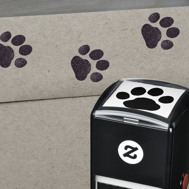Puppy Dog or Kitty Cat Cute Paw Print Self-inking Stamp (Creator Uploaded)