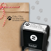 Puppy Dog Paw & Name, Simple & Clear