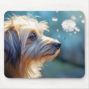 Puppy Dog Pet Animal Tranquil Peaceful Mouse Pad