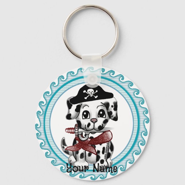 Puppy Dog Pirate  Key Ring (Front)