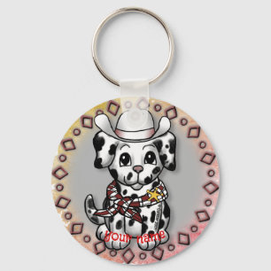 Puppy Dog Sheriff  Key Ring
