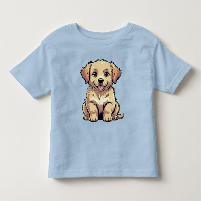 Puppy dog  toddler T-Shirt (Front)