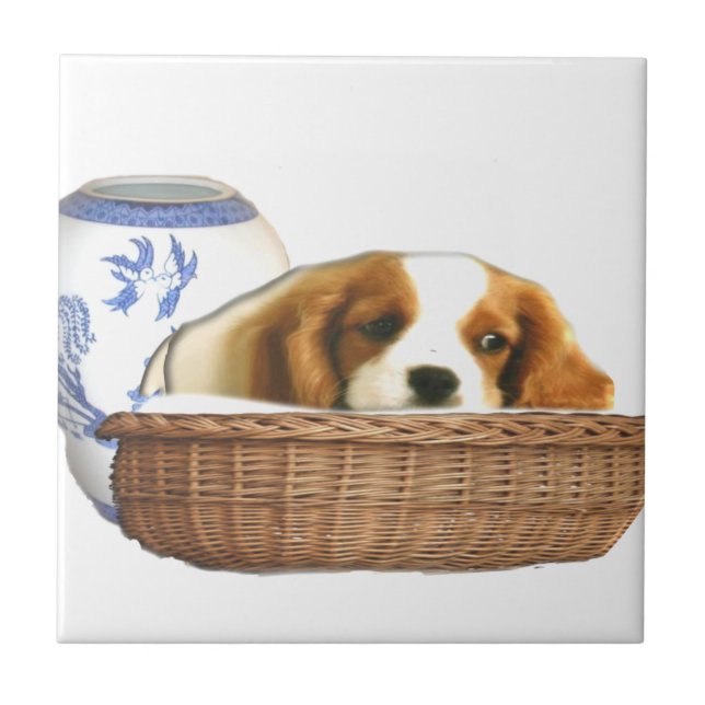 Puppy Dogs Ceramic Tile (Front)