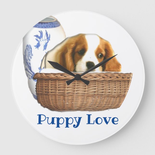 Puppy Dogs Large Clock (Front)