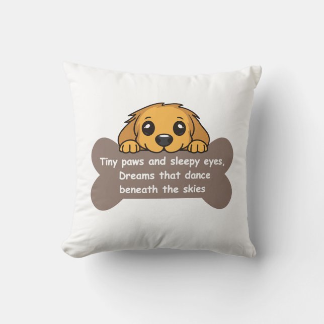 Puppy Dreams Cushion (Front)
