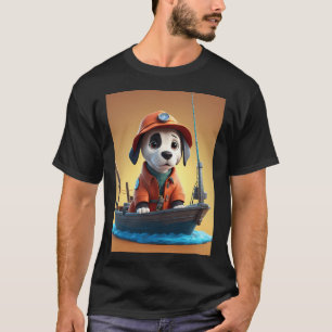 Puppy Fisherman T-Shirt