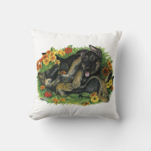 Puppy Garden Cushion