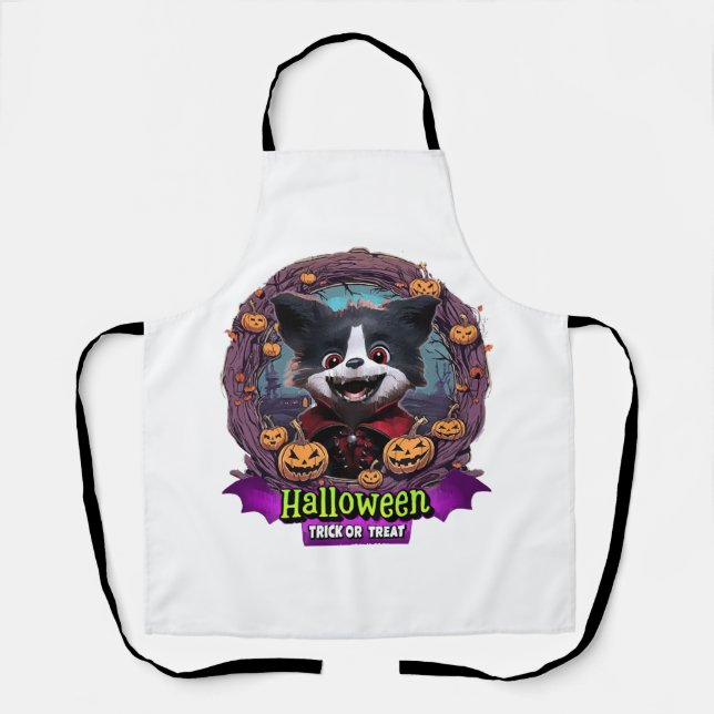 Puppy Halloween Costume Apron (Front)
