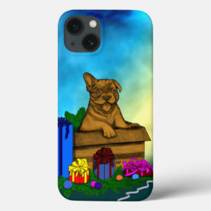 Puppy in A Box , Merry Xmas iPhone 13 Case