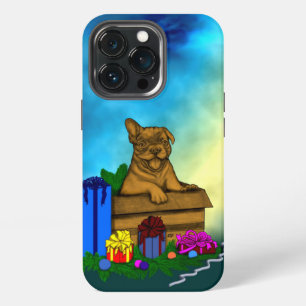 Puppy in A Box , Merry Xmas iPhone 13 Pro Case