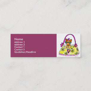 Puppy in a Chic Purse Profile Cards