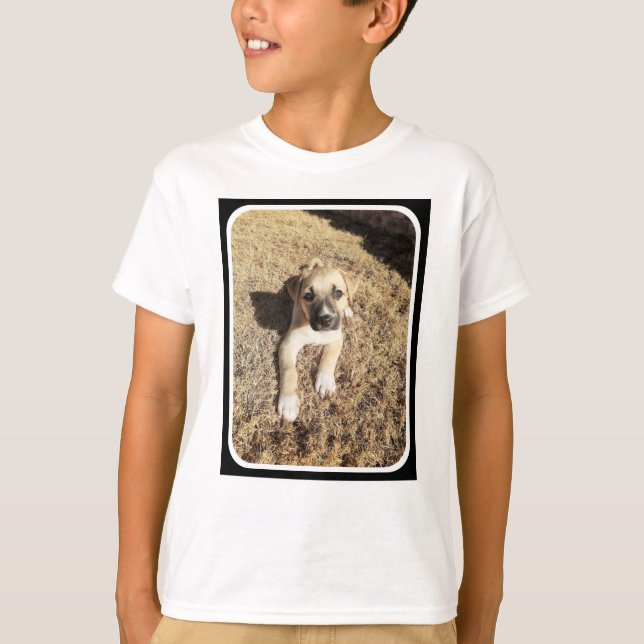 Puppy in Autumn T-Shirt (Front)