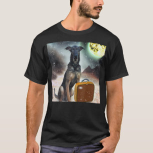 Puppy in space artwork Great Dane dog T-Shirt