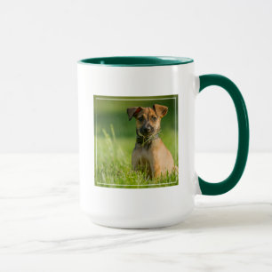 Puppy In The Grass Mug