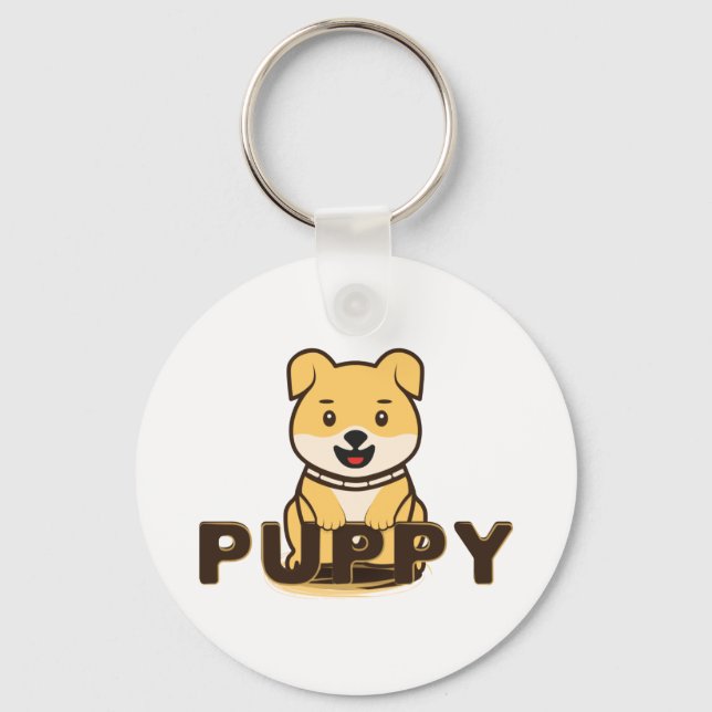 Puppy Key Ring (Front)