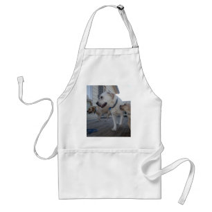 Puppy Kisses: Cream Colour Labrador Family Love,  Standard Apron
