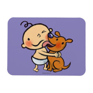 Puppy Kisses for the Baby Magnet