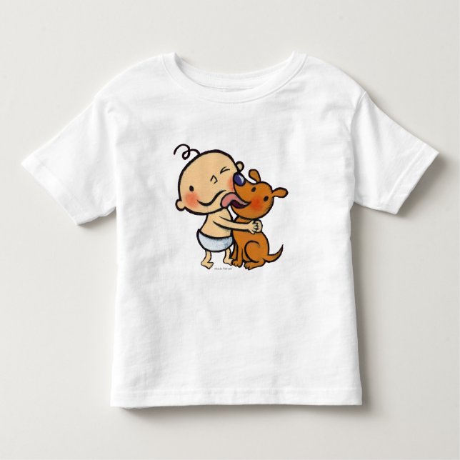 Puppy Kisses for the Baby Toddler T-Shirt (Front)
