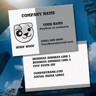 Puppy linux logo business card